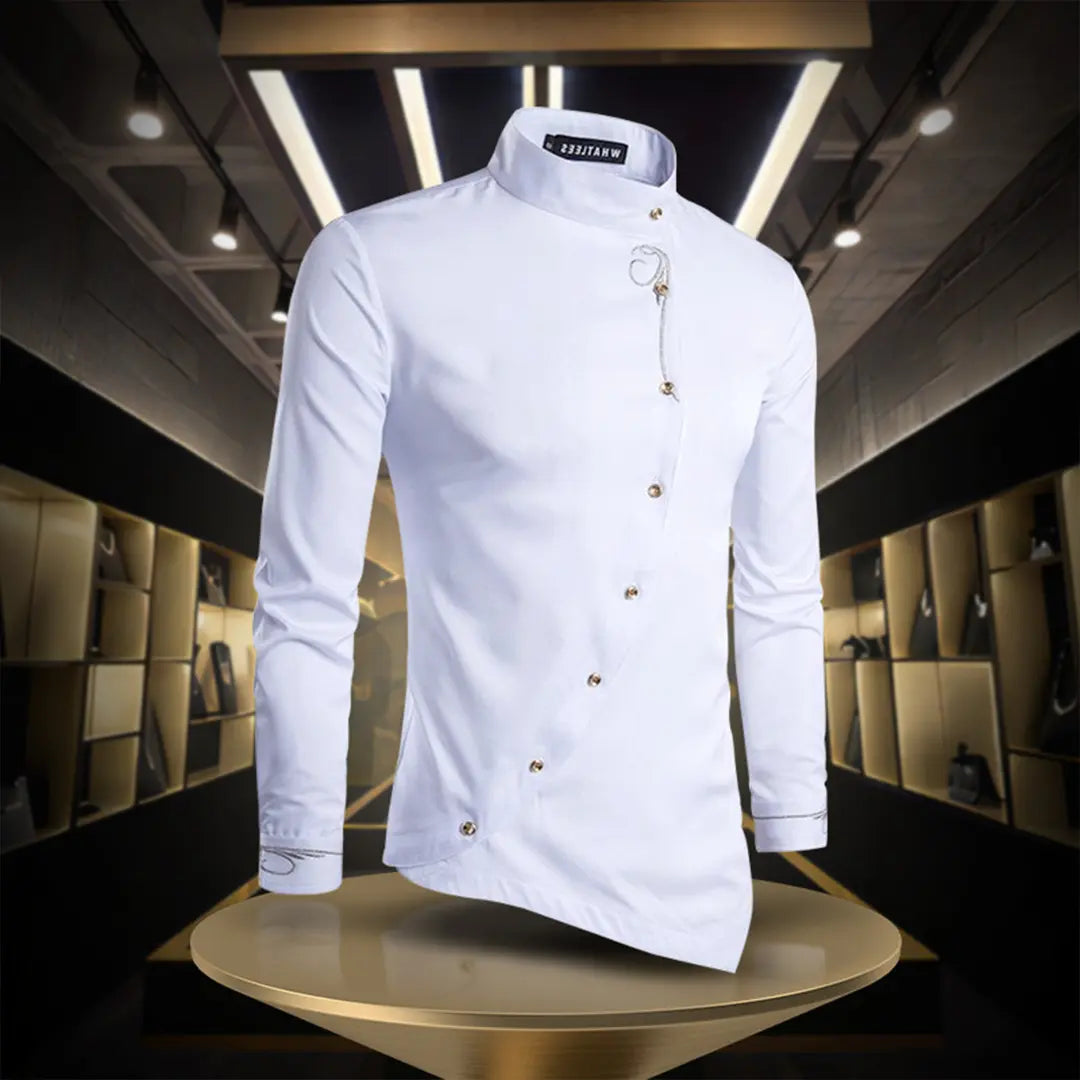 Thomas - Modisches Langarmhemd aus Baumwolle für Herren