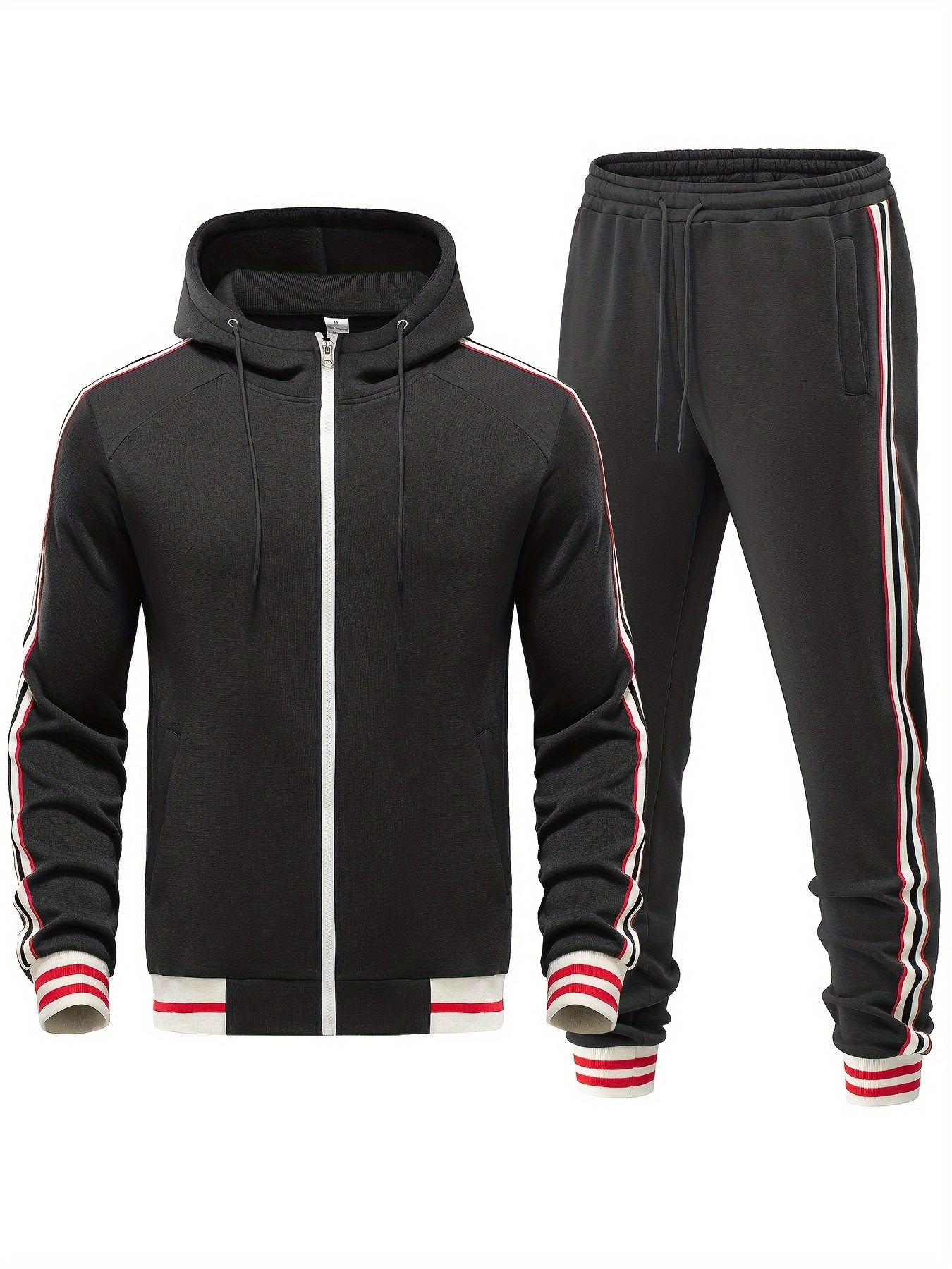 Stylischer Trainingsanzug mit Modernem Streifenlook