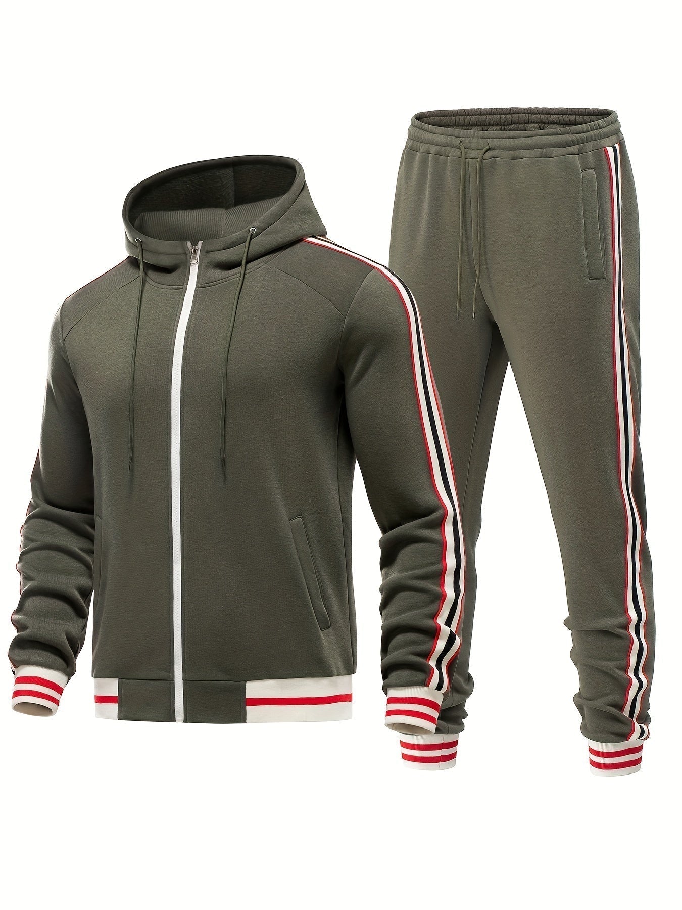 Stylischer Trainingsanzug mit Modernem Streifenlook