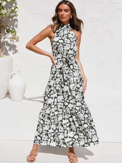 Tanja - Sexi Halfterlos Lang Kleid Urlaubskleidung Frauen