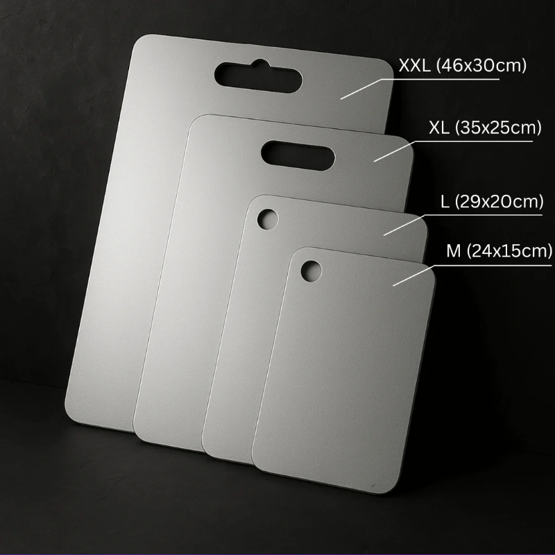 Titan-Schneidebrett mit antibakterieller Oberfläche – kratzfest, hygienisch für die Küche