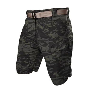 Herren Outdoor Shorts mit 6 Reißverschlusstaschen - FlexTrek Cargo Shorts