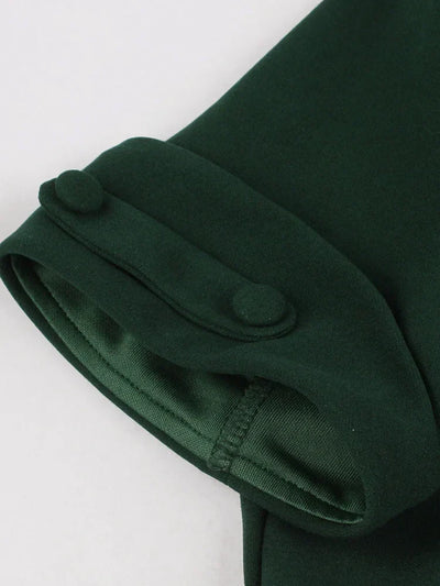 Eva - schwarzes v-ausschnitt wickelkleid