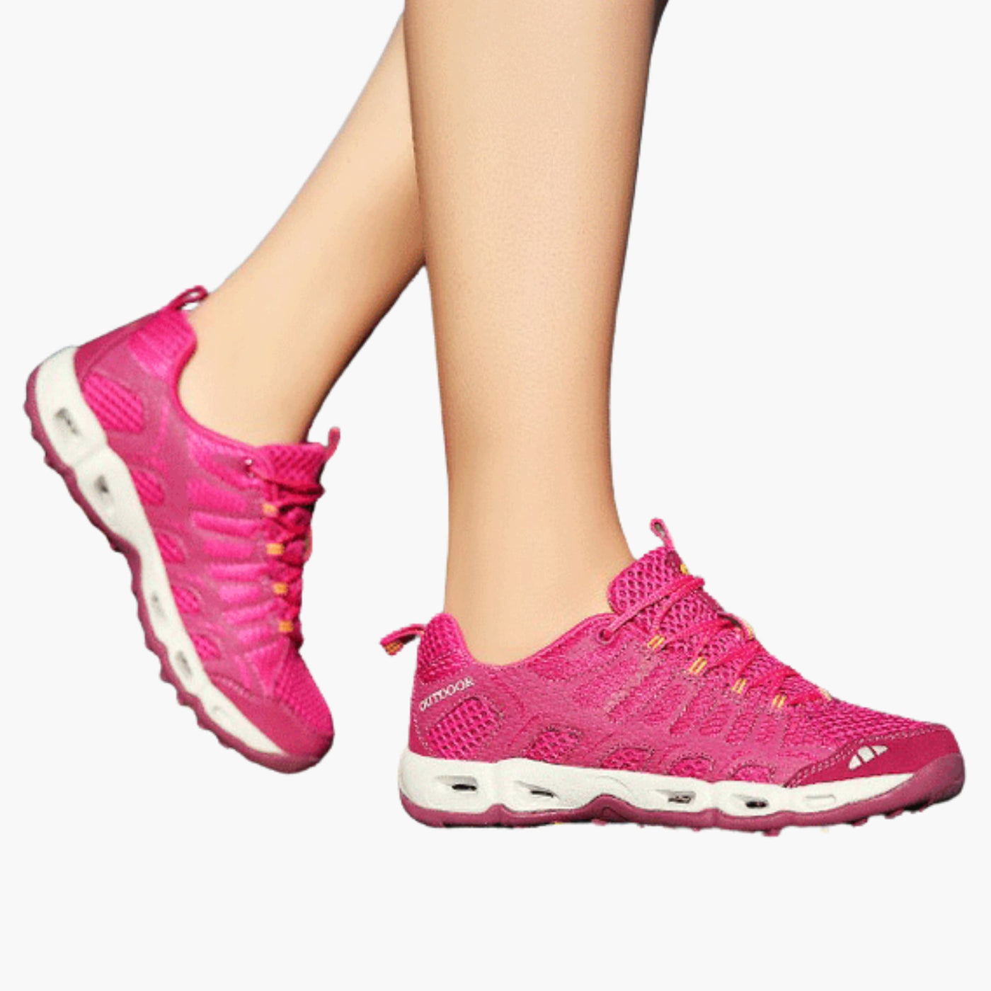 Unisex Trekking-Schuhe mit Schnürverschluss und profilierter Außensohle