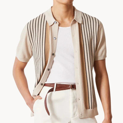 Egmont – elegantes gestreiftes damen-poloshirt