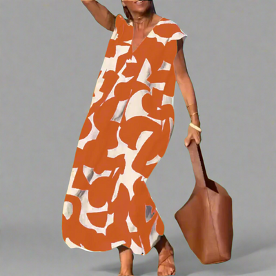 Daniela | Trendiges Kleid mit V-Ausschnitt