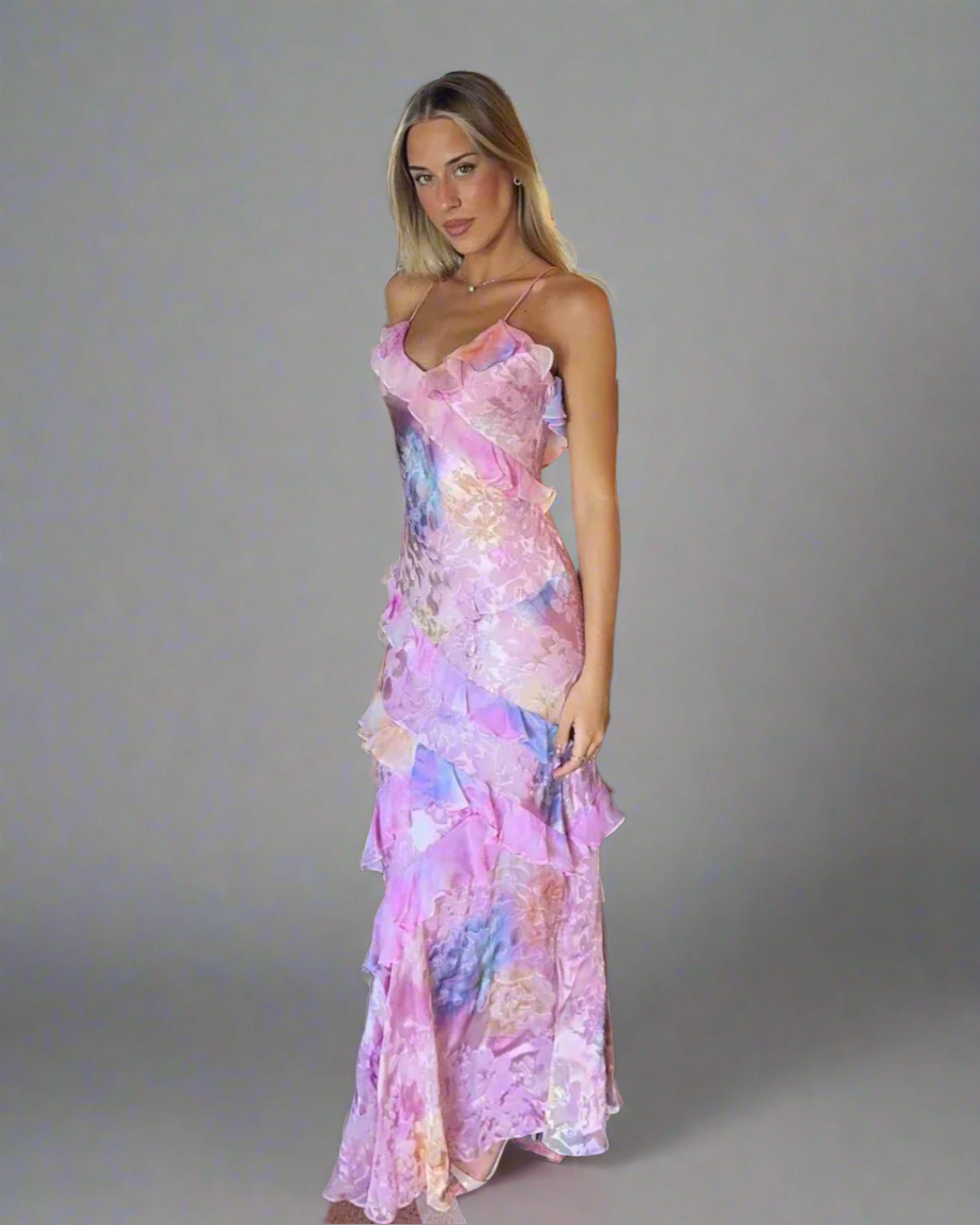 Marleen | Elegantes Volantkleid