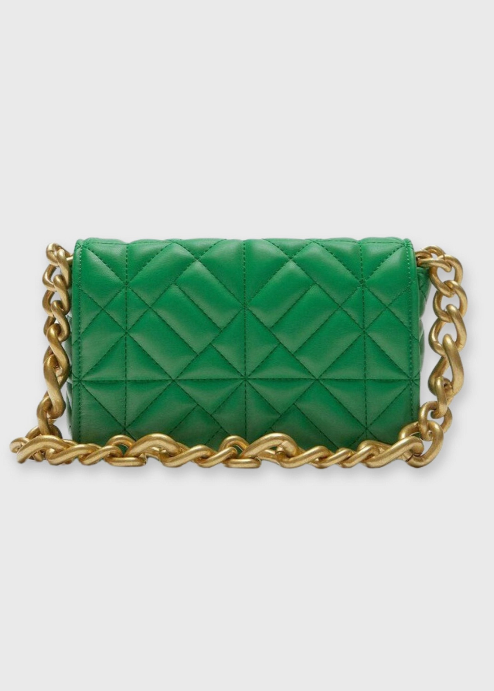 Damen Umhängetasche Vegan Leder – Mit Goldkette & Elegantem Design