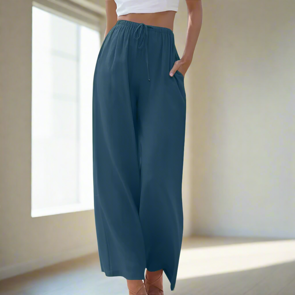 Zoe™ - Elegante Baumwoll- und Leinenhose