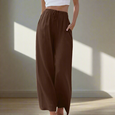 Zoe™ - Elegante Baumwoll- und Leinenhose