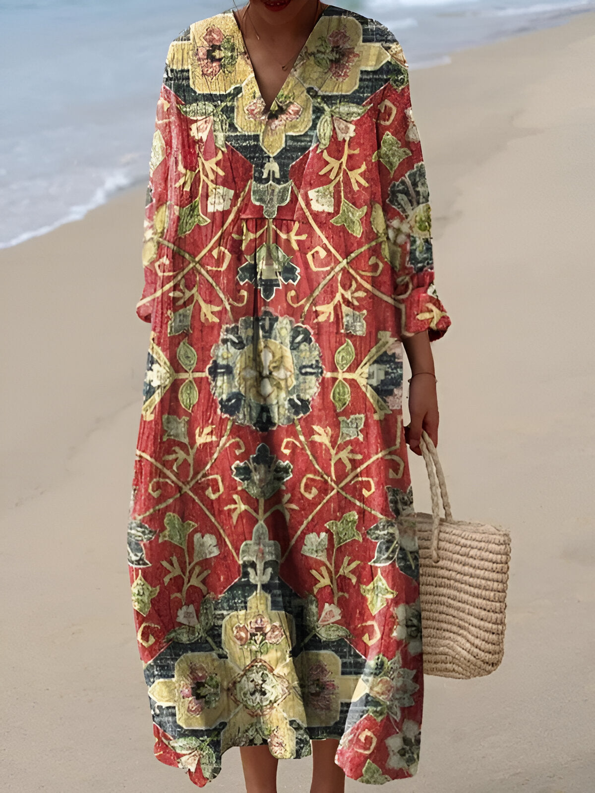 Charelle™ | Bedruckter Kaftan Sommerbrise