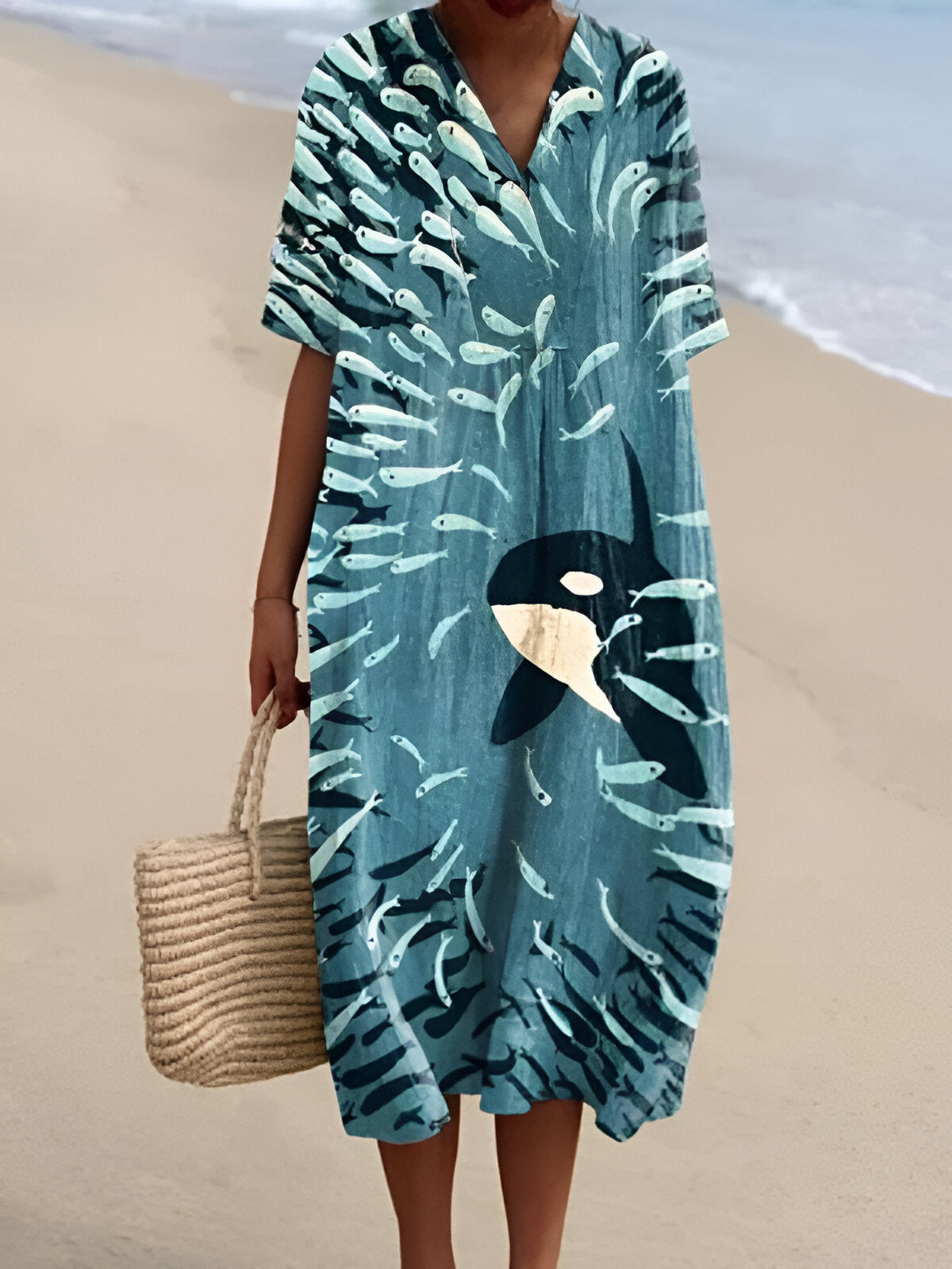 Beau™ | Bedruckter Kaftan Sommerbrise