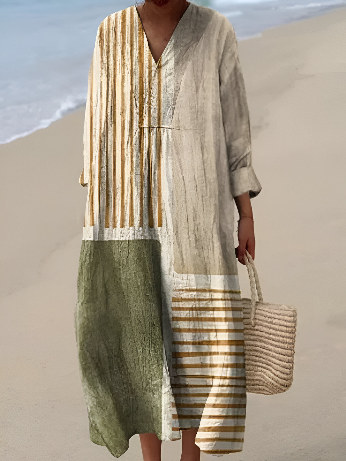 Alida™ | Sommerbrise bedruckter Bademantel