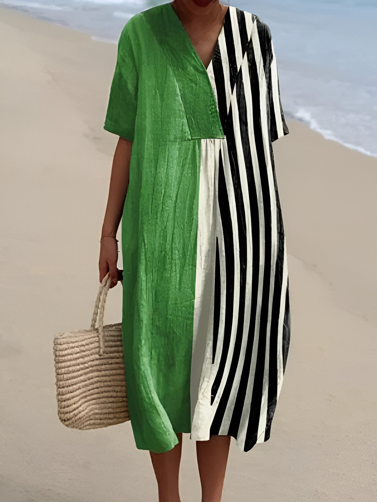 Corry™ | Sommerbrise bedruckter Bademantel