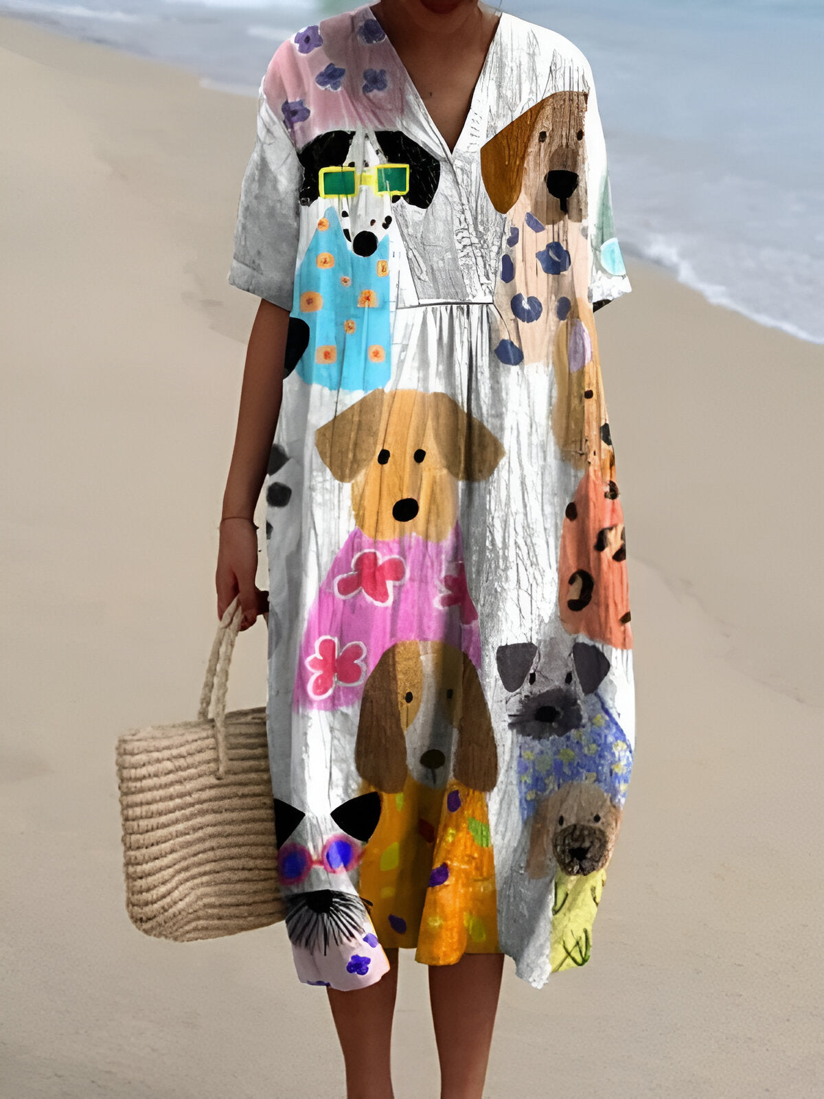 Roberta™ | Bedruckter Kaftan Sommerbrise