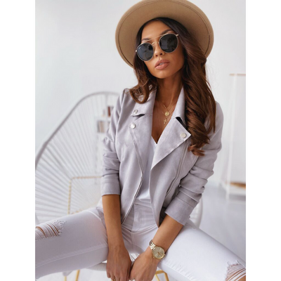 Bikerjacke Wildlederjacke