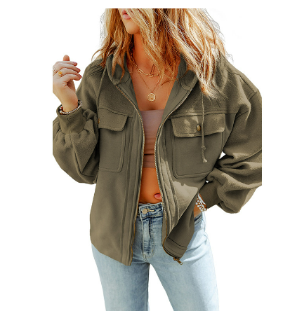 Stilvolle Jacke mit Kapuze