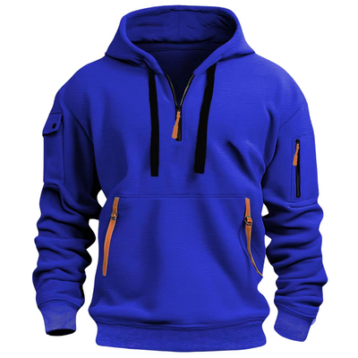 Urbaner Hoodie mit Halbzip für Stilbewusste