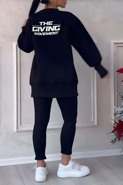 Sylvia – bequemer und stylischer 2-teiliger sportanzug