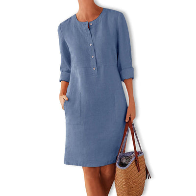 Luftiges Sommerkleid mit frischer Farbe – Nika