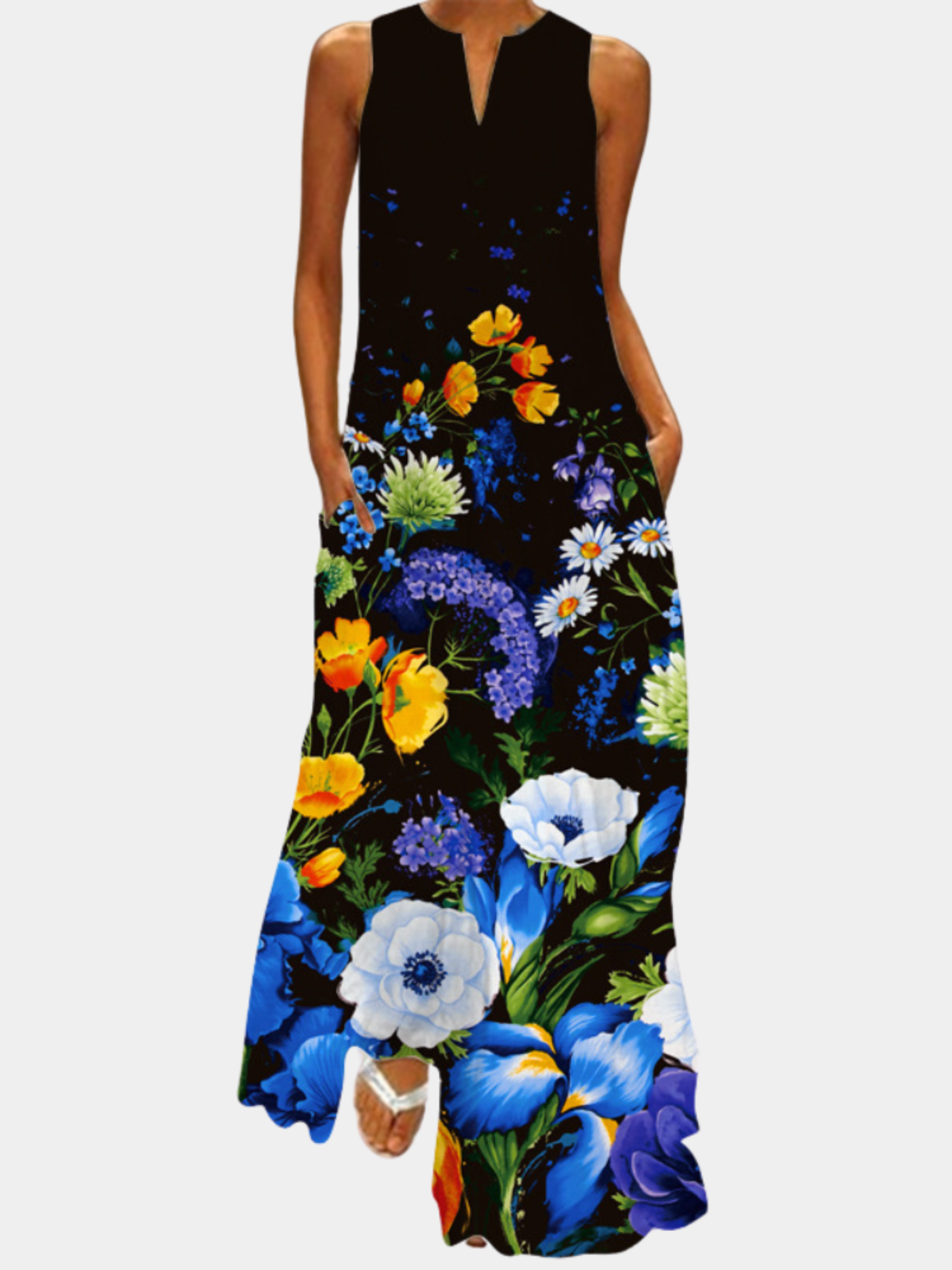 Valerisse – Farbige Damenkleid mit Einzigartigem Druck und Luftiger Passform