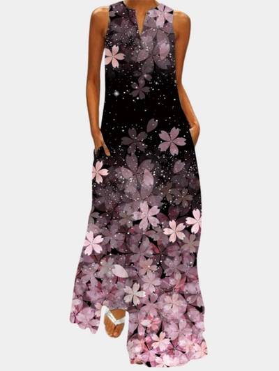 Valerisse – Farbige Damenkleid mit Einzigartigem Druck und Luftiger Passform