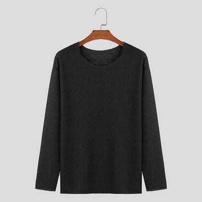 Roma | atmungsaktives, langärmliges herren-t-shirt im eleganten design