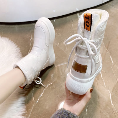 Wasserdichte Knöchelstiefel für kalte Tage