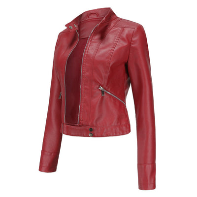 Stilvolle Damen Lederjacke in klassischem Design – Marlene
