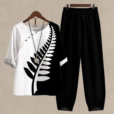 Sommer Zweiteiliges Set für Damen | Leichte