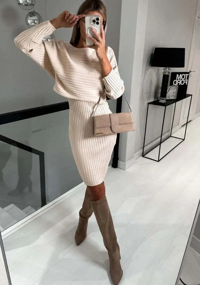 Ottavia – elegantes, vielseitiges 2-teiliges pullover-set für damen