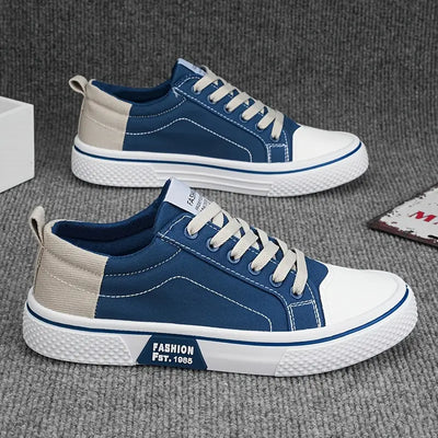 Gustav - Atmungsaktive Canvas-Sneakers für Männer