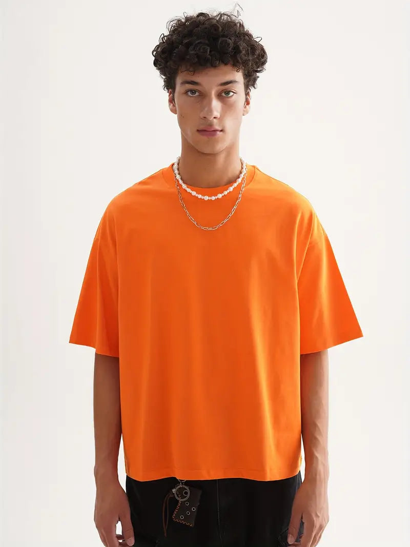 Anton - Lässiges übergroßes Baumwoll-T-Shirt für Herren