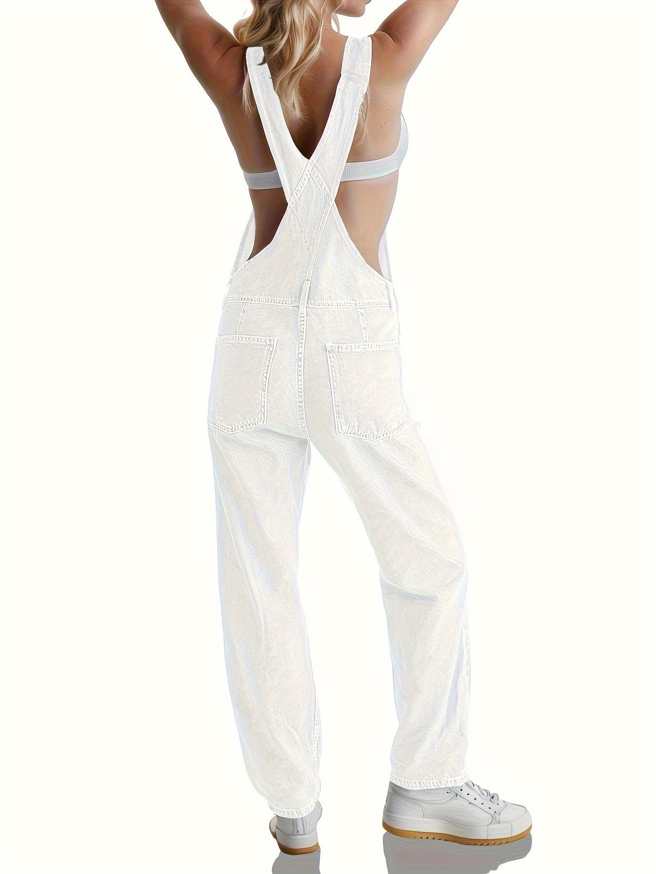 Stylischer Damen-Denim-Jumpsuit für jeden Tag - CityEase