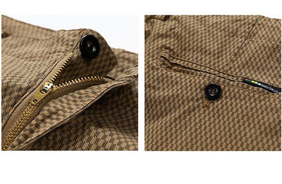 Felix – Gestreifte Retro-Baggy-Cargo-Shorts für Herren