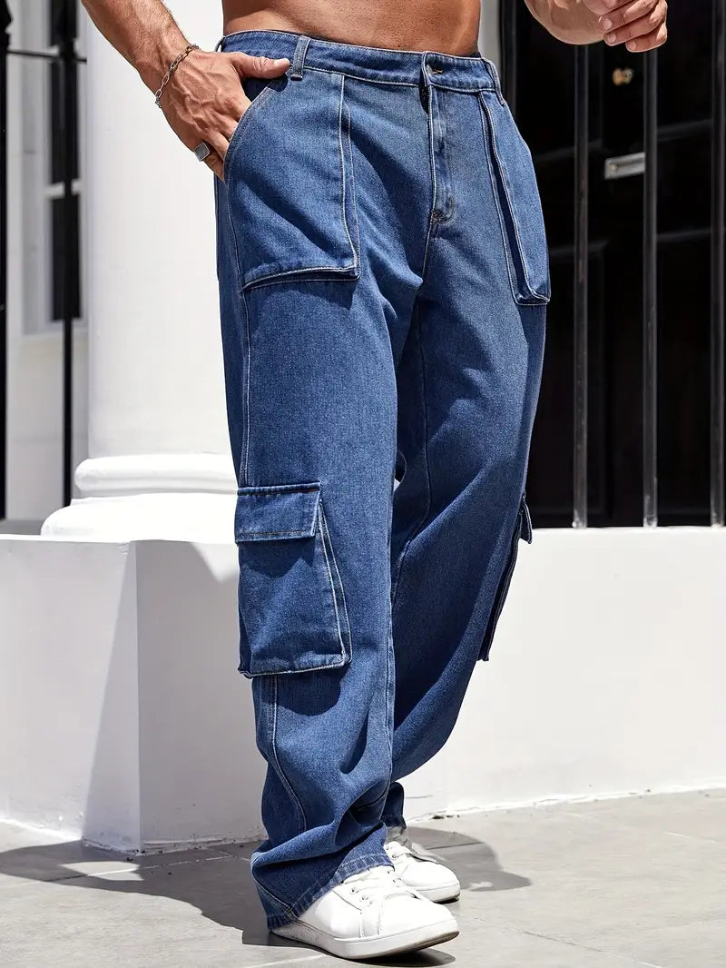 Jude - Herren Baumwolljeans mit mehreren Taschen