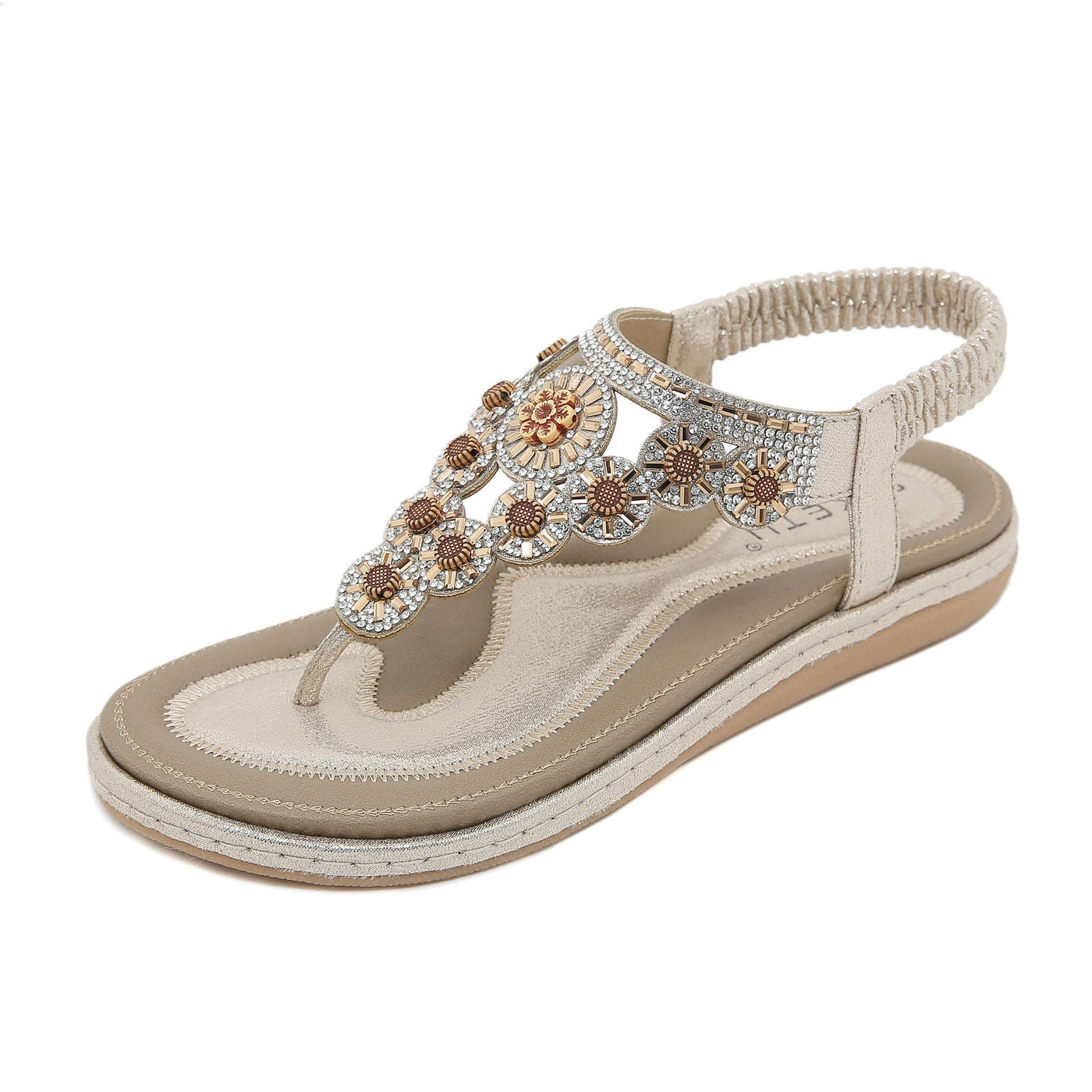 Tanya – Bequeme Damensandalen mit Strass