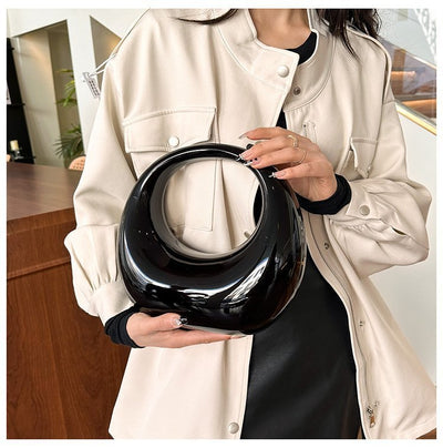 Janet – Zylinderförmige Abendtasche aus Acryl