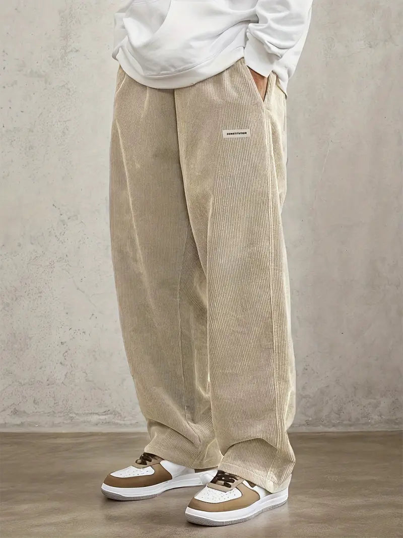Gustav - Lockere Cord-Freizeithose für Herren