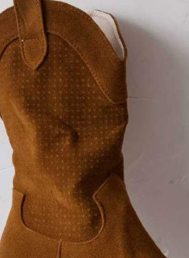 Tanya – Mittelabsatz Damenstiefel aus Premium Veganem Veloursleder