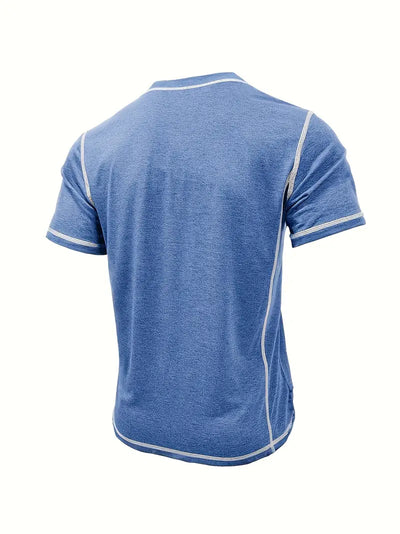 Orazio - Kurzarm T Hemd Mit Knopf