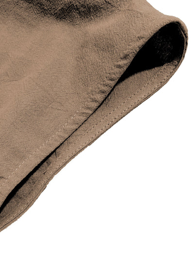 Leichtes Damen-Leinenkleid – Ärmellos, Einfarbig, Lange Passform & Bequem für Sommer & Urlaub