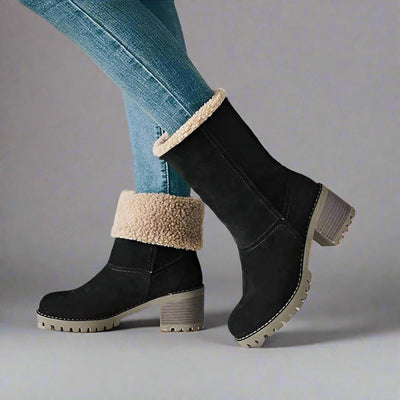 Mara | Rollbare Wollstiefel für ultimativen Komfort