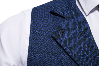 Reginald – Einreihige Retro-Weste für Herren