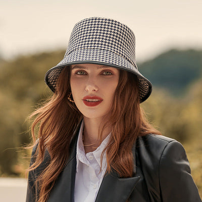 Leichter Damen-Bucket Hat aus Stoff für den Sommer – Lindsay