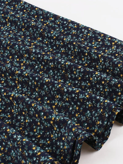 Elegantes Sommerkleid – Ärmelloses A-Linien-Midikleid mit Blumenmuster