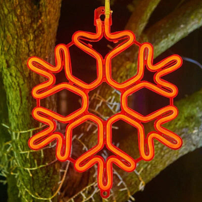 FrostLume Schneeflocken LED Lichterkette