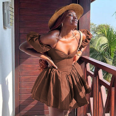 Gabriela - Minikleid mit Puffärmeln