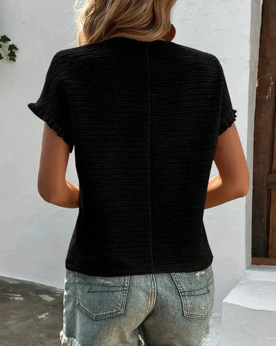 Weiches Baumwoll-Damen-T-Shirt – Élodie