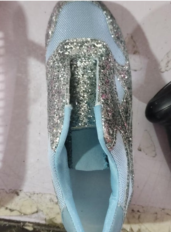 Louise – Modische Damen Glitzer-Sneaker